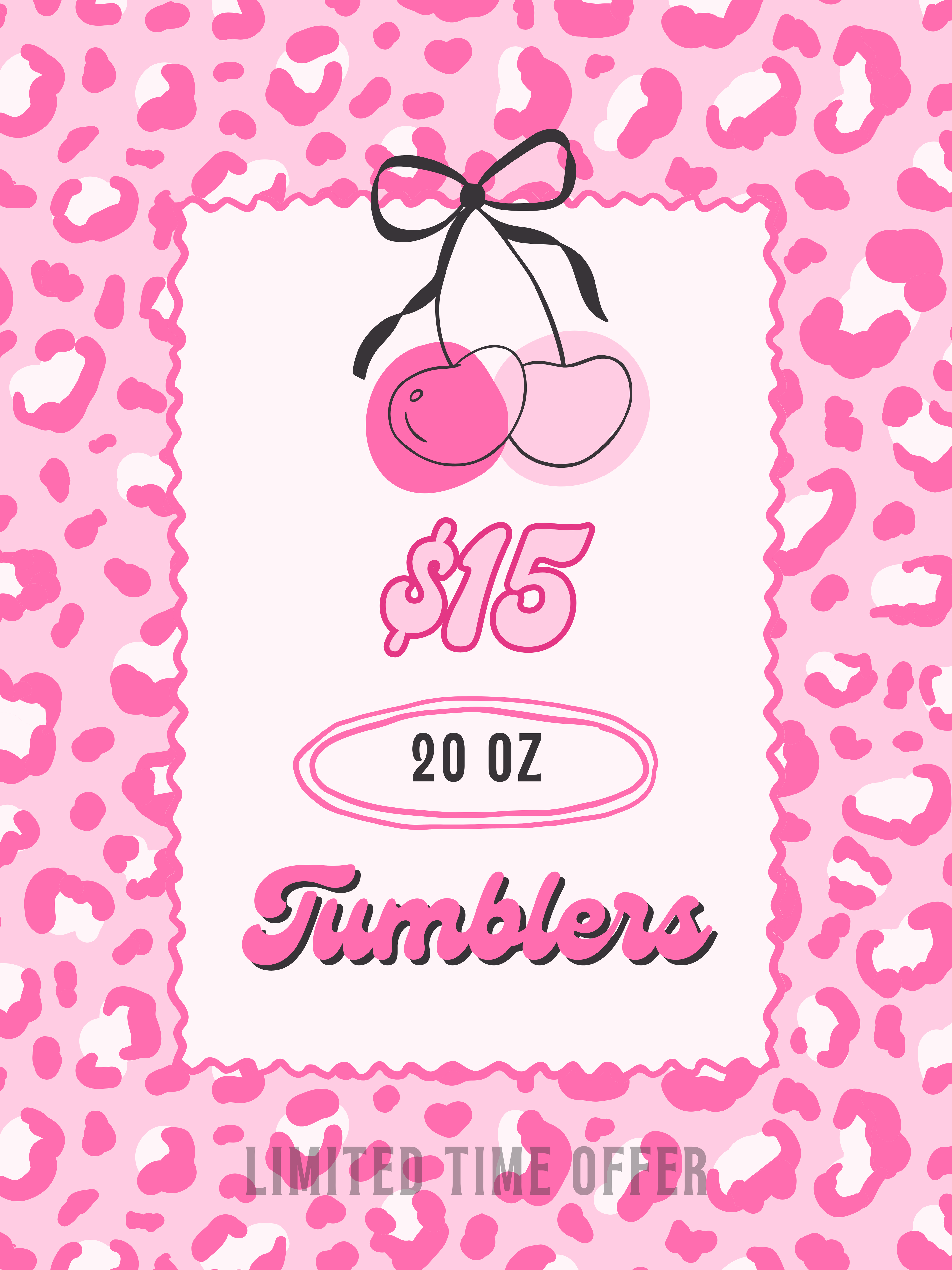 $15 Custom 20oz Tumblers