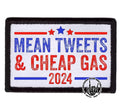 Mean Tweets & Cheap Gas 2024 Trucker Hat Patch Only