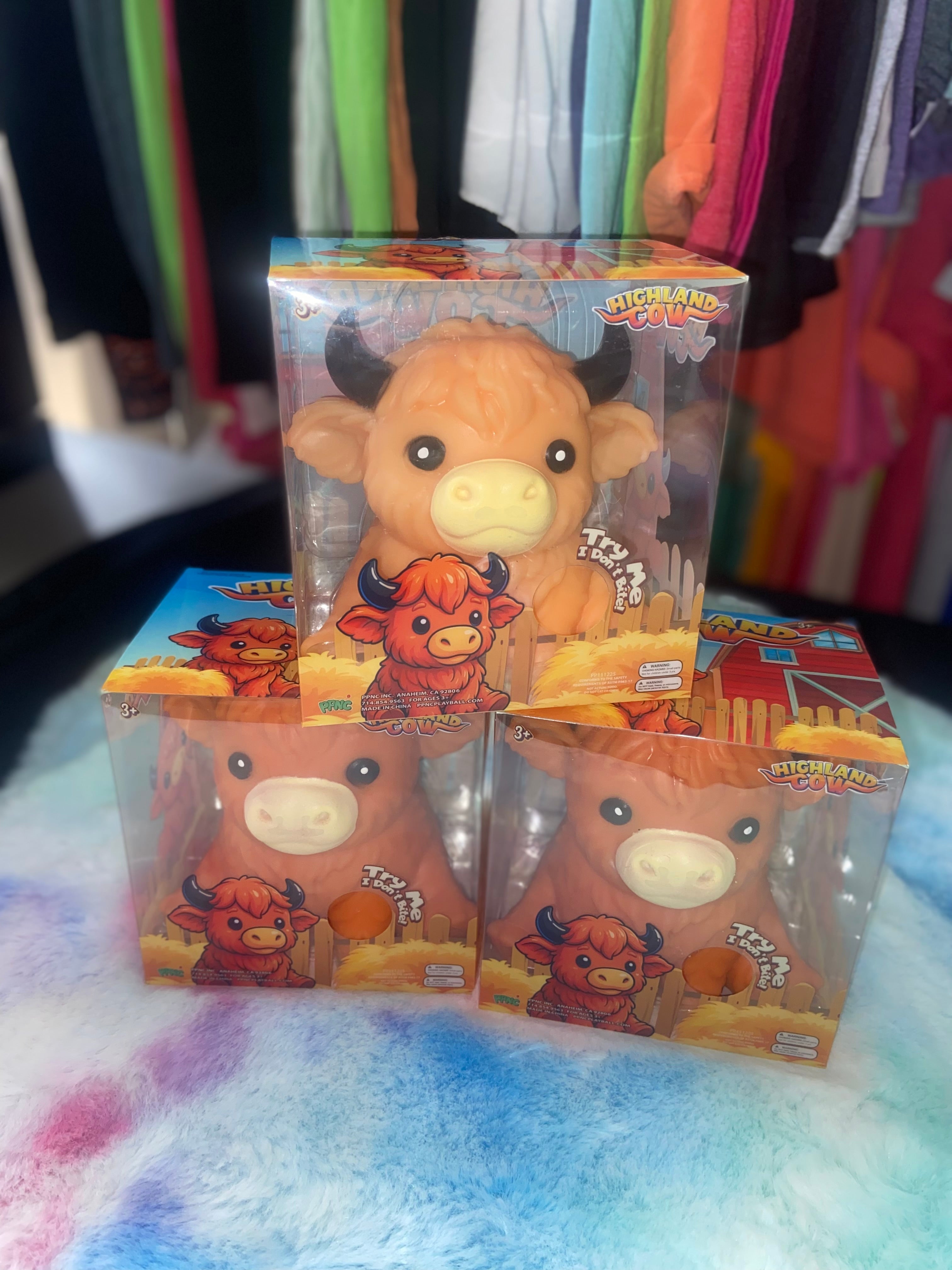 Squishy Highland Cow  | Viral Squishy Toy