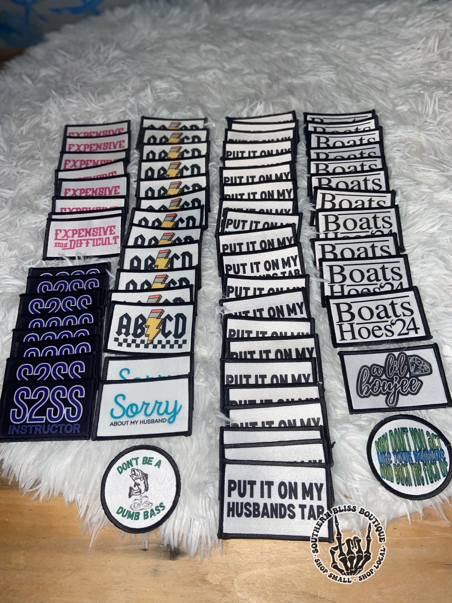 Mama Purple Pastel Trucker Hat Iron On Patch Only