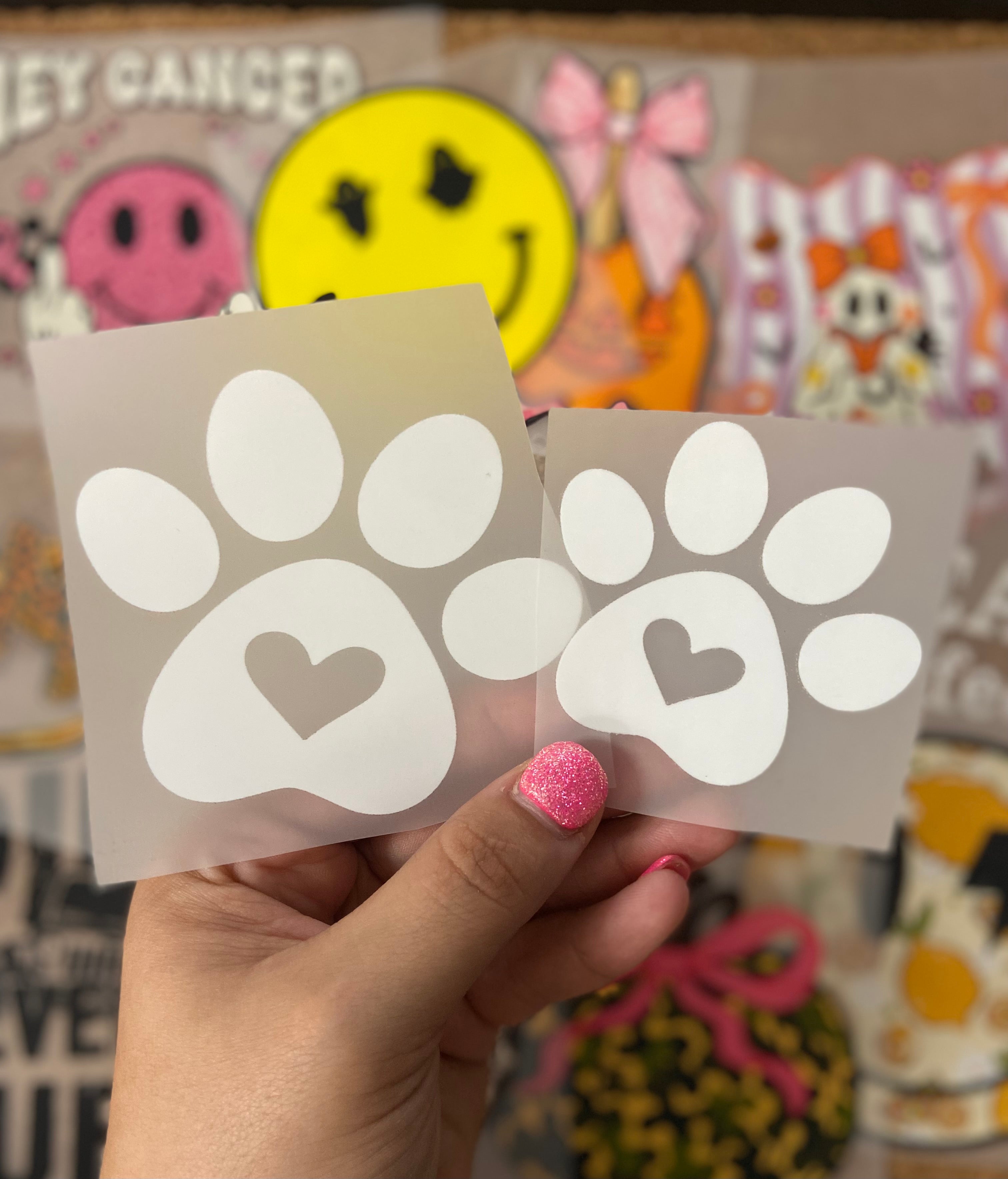 Paw DTF Trucker Hat Patch Only