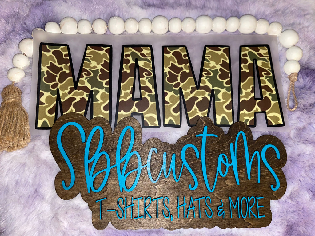 Quick Ship Mama Duck Camo T-shirt