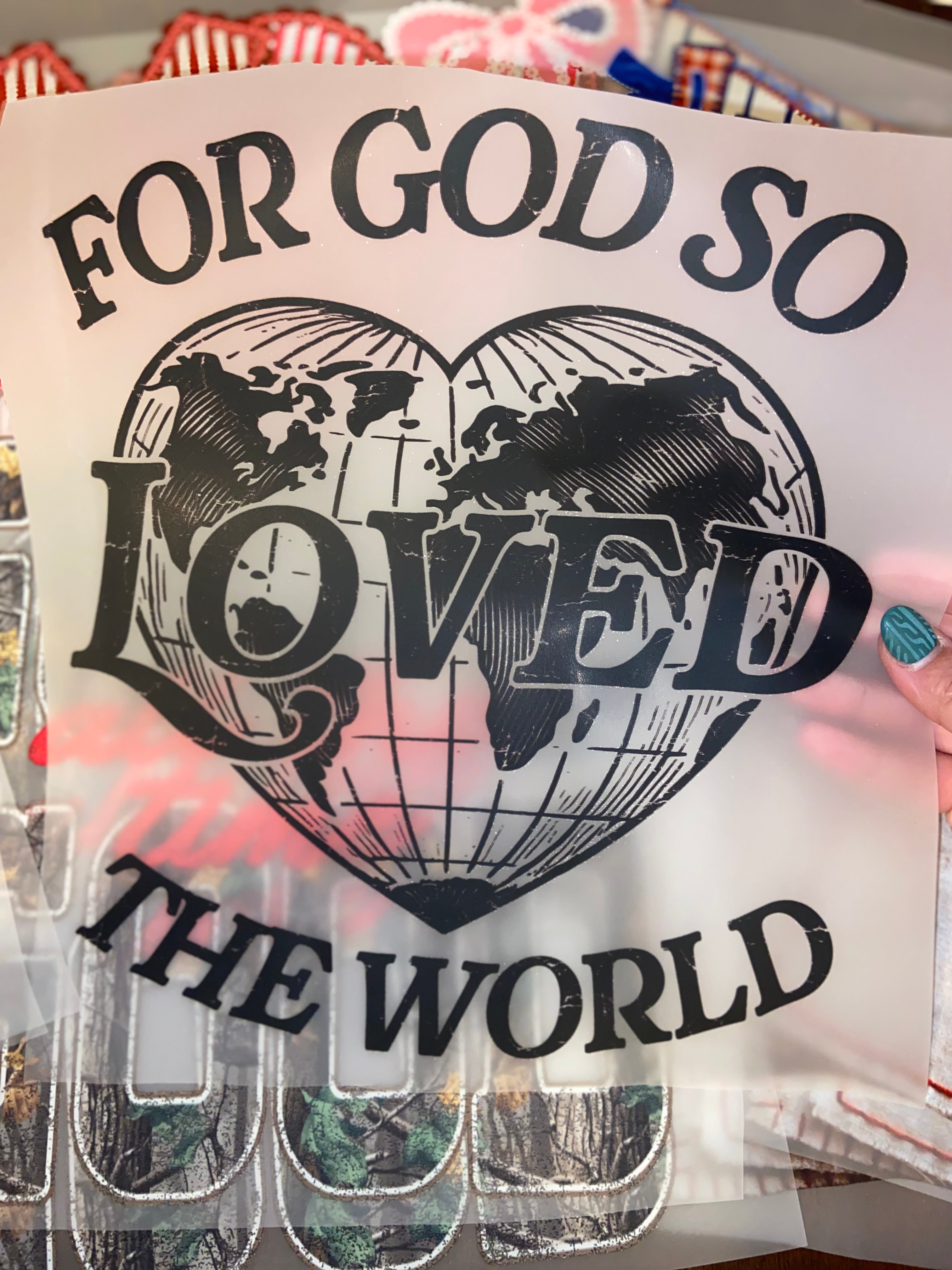 Quick Ship For God So Loved The World T-shirt