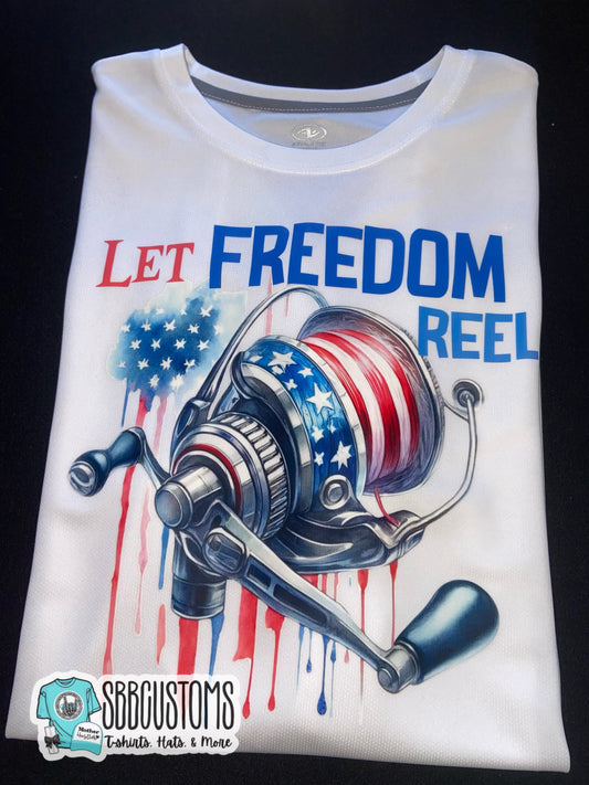 Let Freedom Reel Baby, Toddler, Youth Short Sleeve Shirt