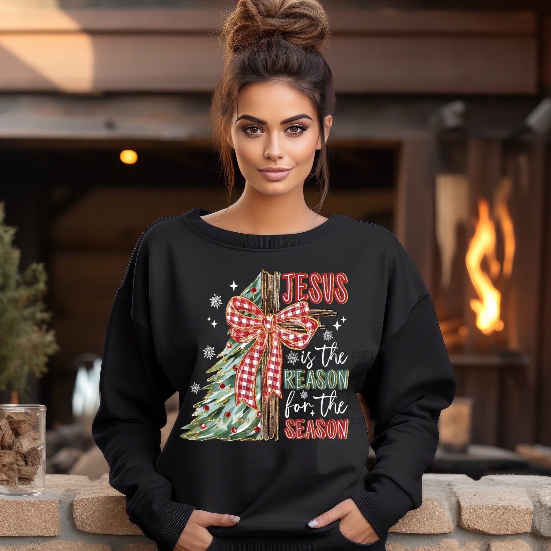 Jesus Is The Reason For The Season Adult Top