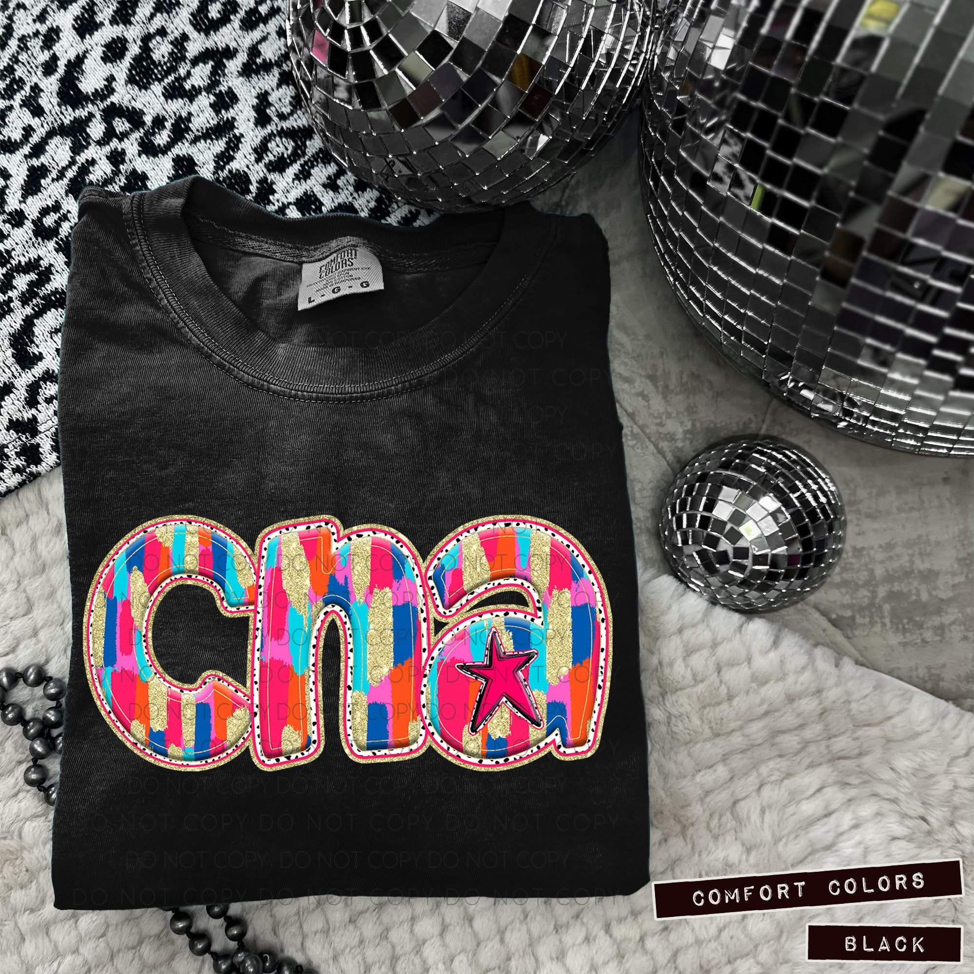 Watercolor Name Custom Comfort Color T-Shirt