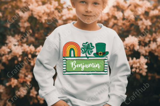Custom Boy St Patricks Baby, Toddler, Youth Short Sleeve Shirt
