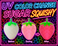 UV Color Changing Strawberry Squishy PREORDER ETA LATE JUNE-EARLY JULY