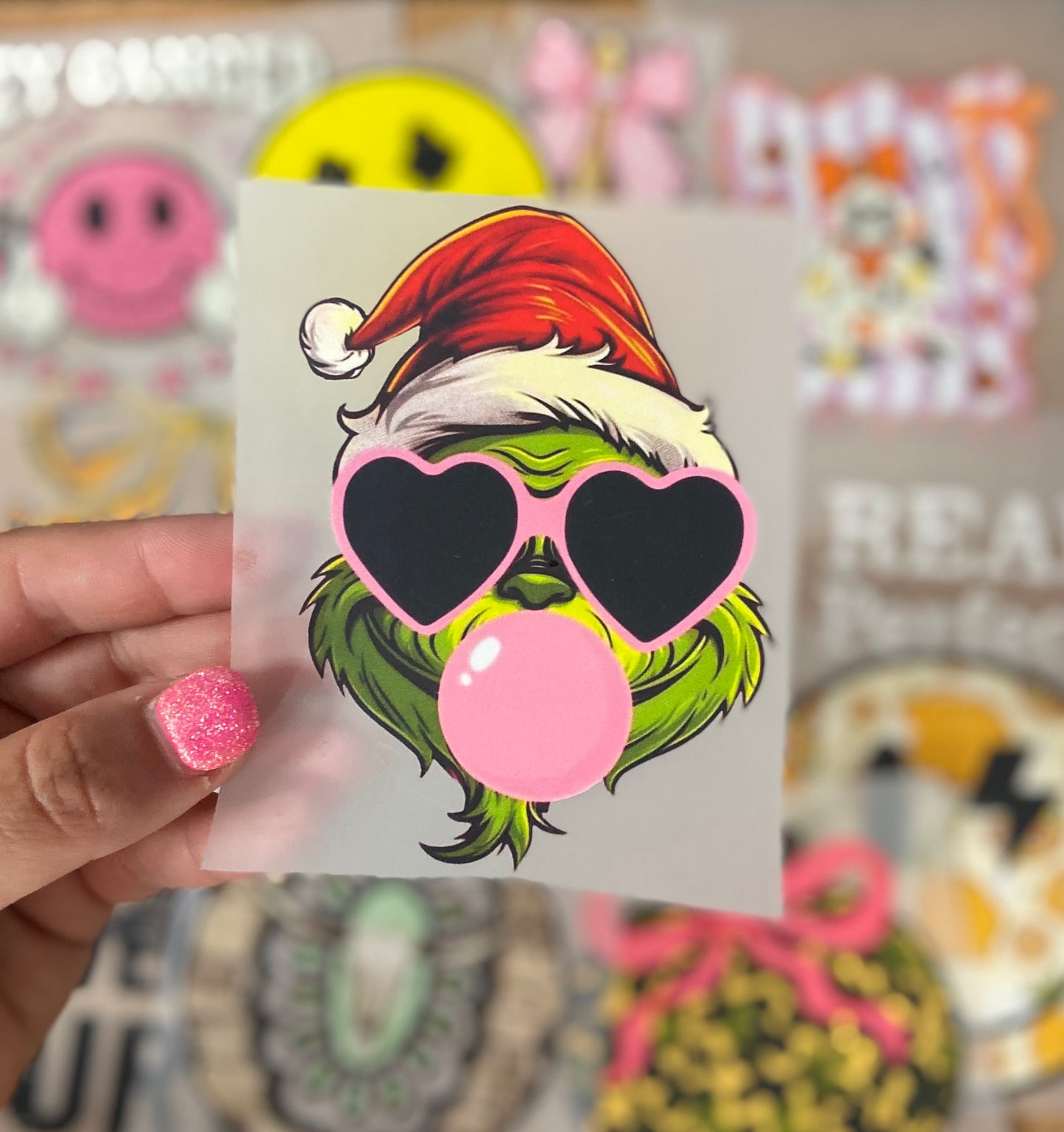 Green Guy Gum DTF Trucker Hat Patch Only