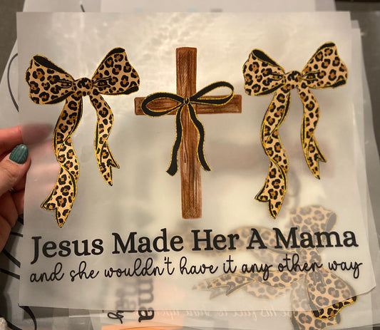 Quick Ship Jesus Made Her A Mama T-shirt