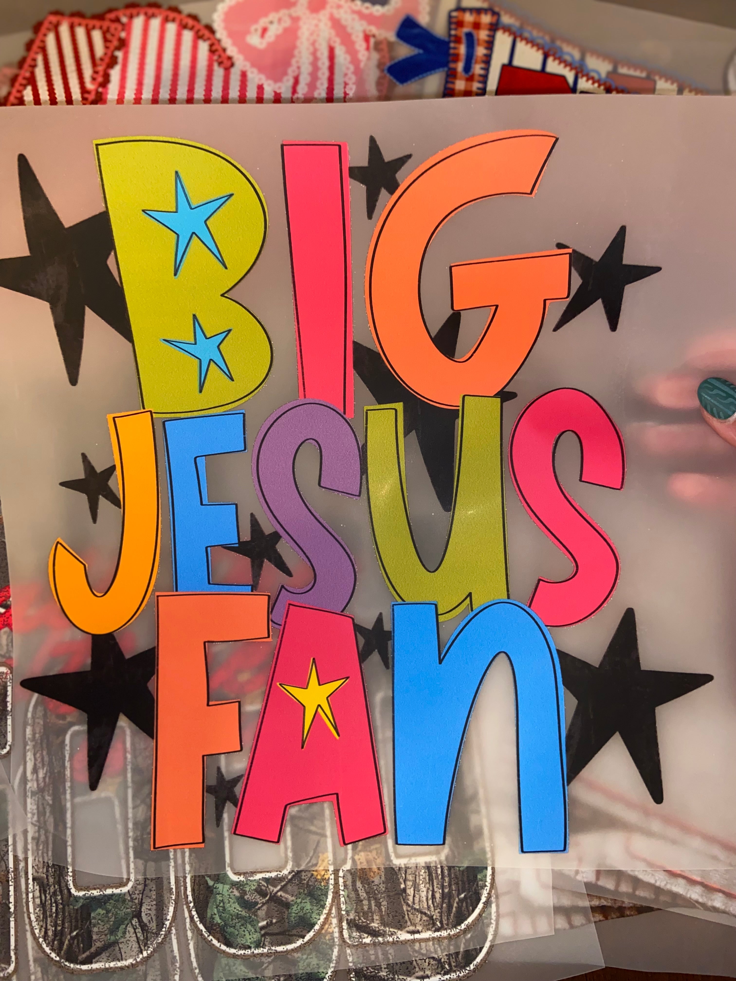Quick Ship Big Jesus Fan T-shirt