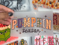 Pumpkin Season DTF Trucker Hat Patch Only