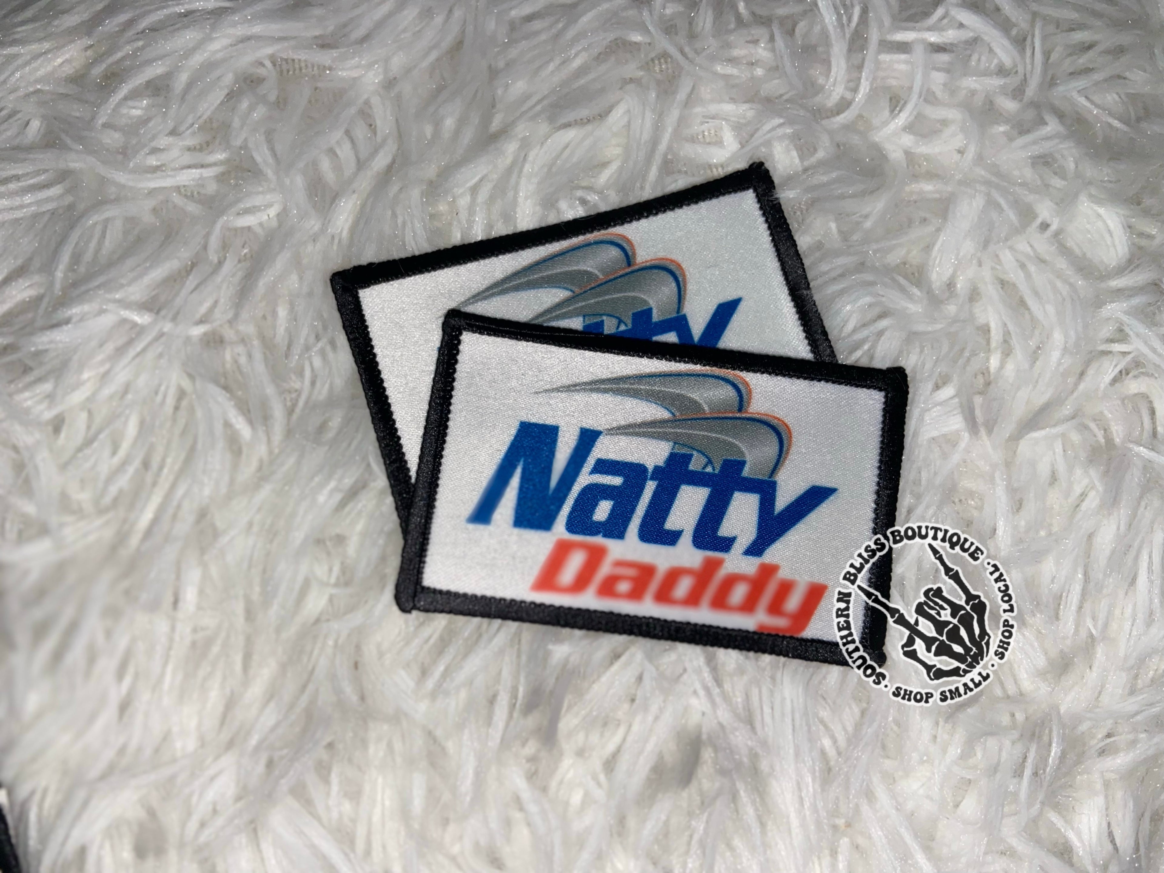 Natty Daddy Trucker Hat Iron On Patch Only