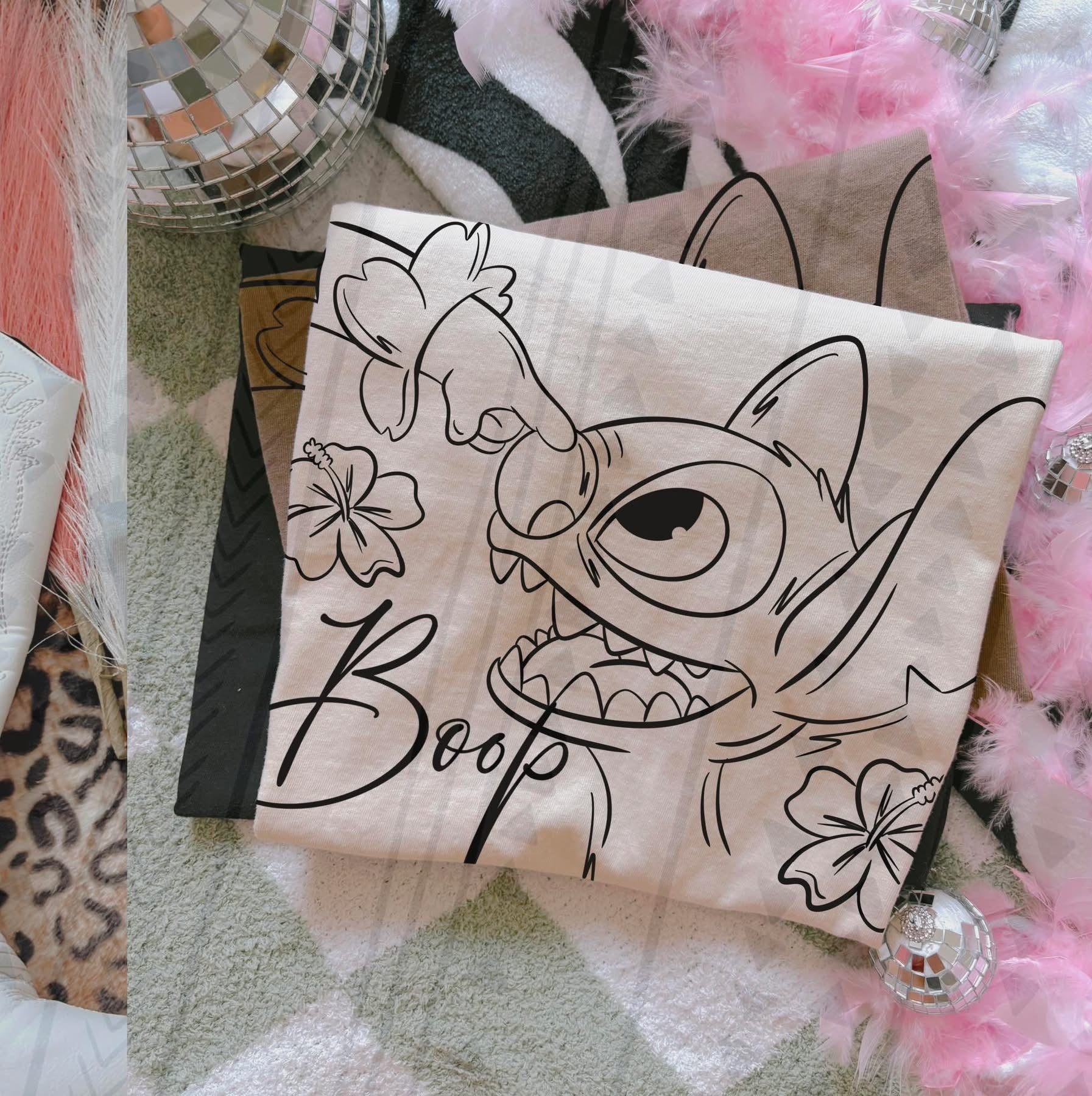 Boop Stitch Adult Top