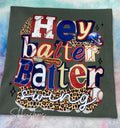 Hey Batter Batter Swing Baseball Adult Top