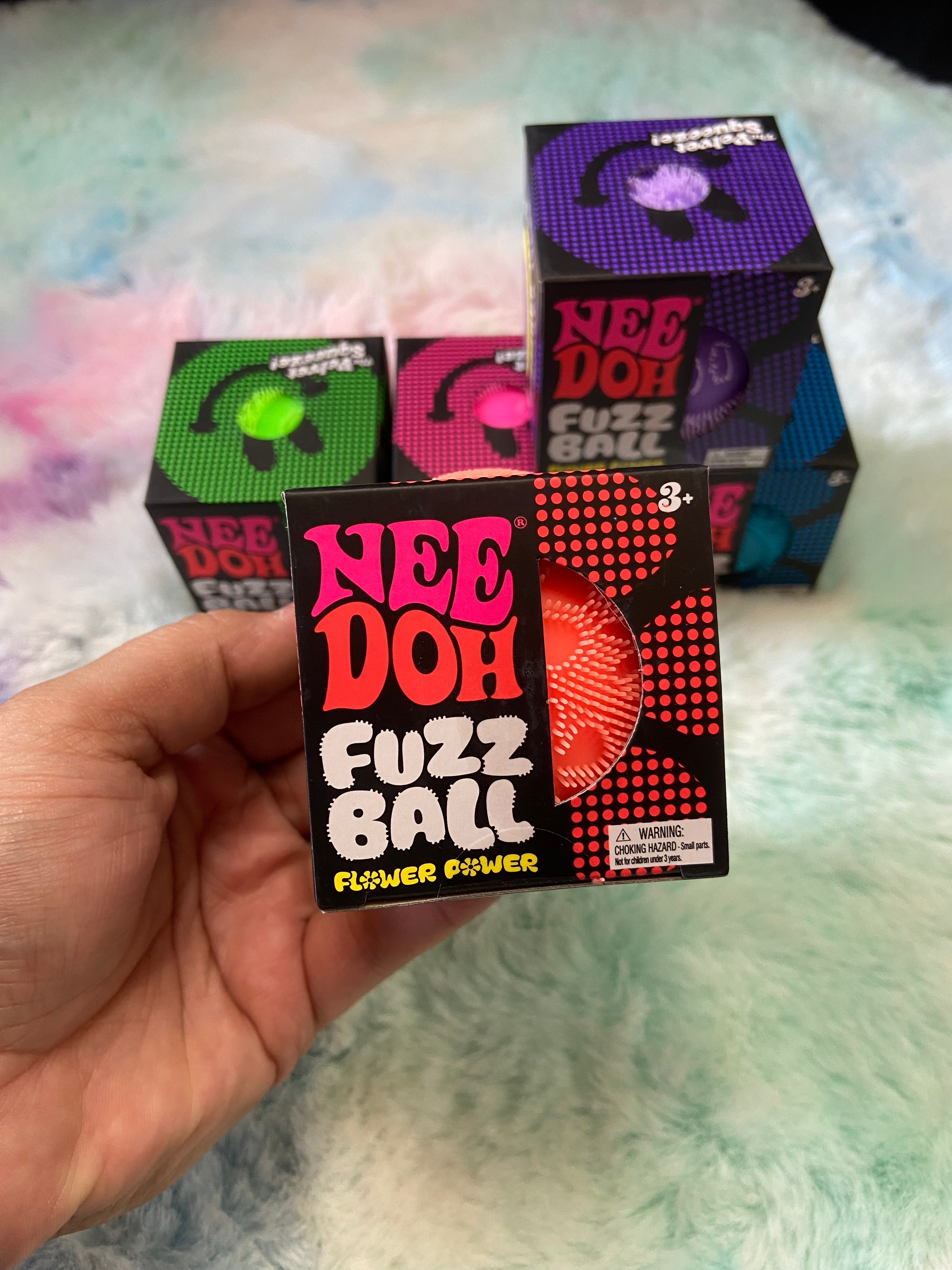 Authentic Needoh Fuzzball Flower Power | Viral Squishy Toy (Copy)