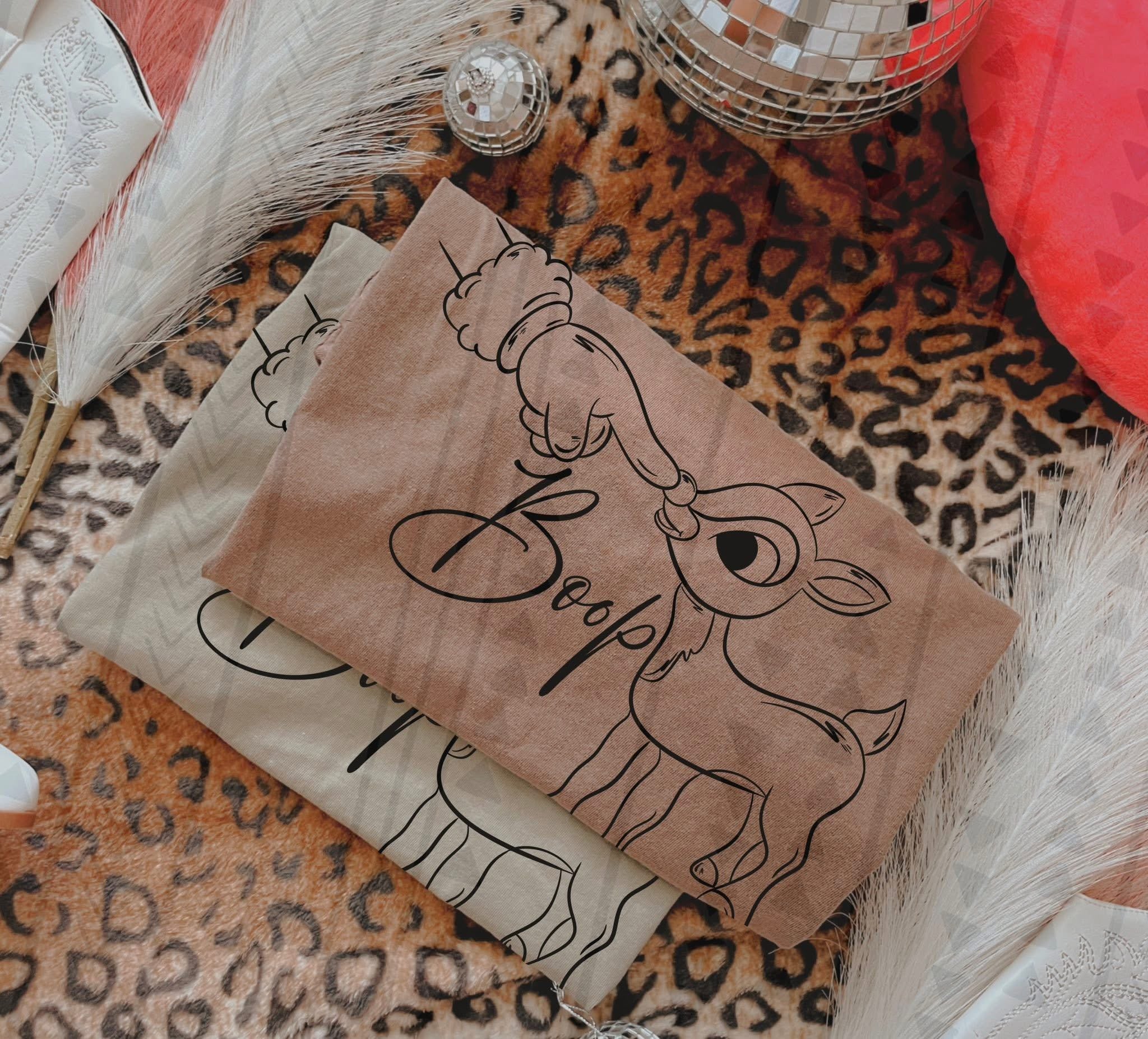 Boop Rudolph Adult Top