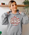 Christmas Cake Monogram Comfort Color T-Shirt