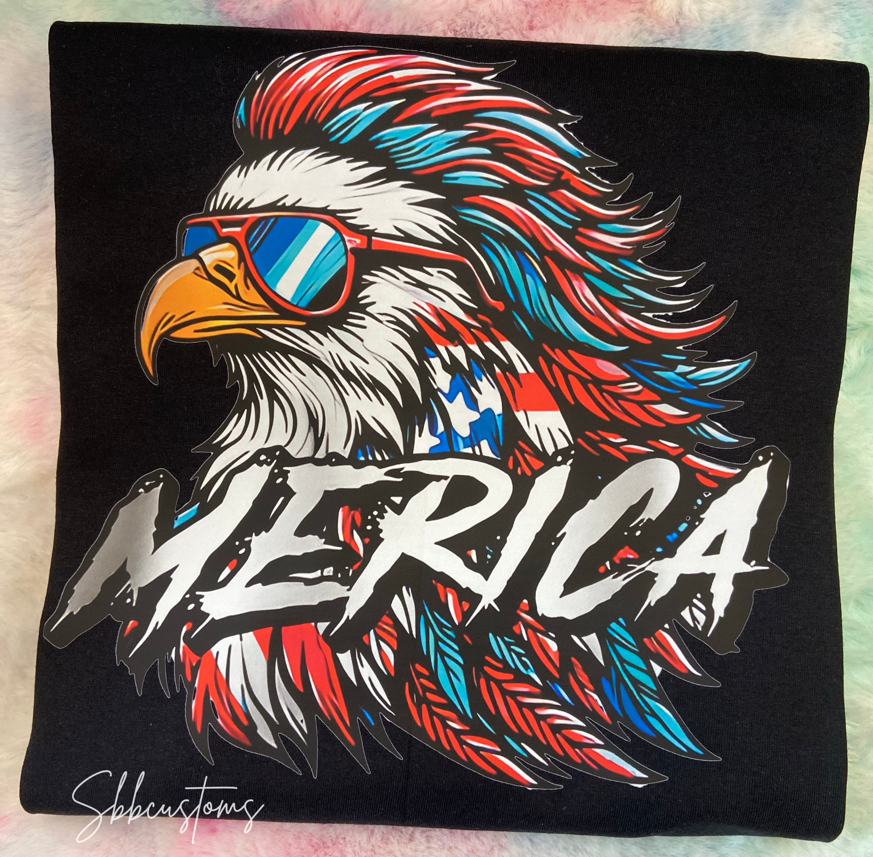 Merica Eagle Adult Top