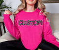 Black Cheetah Custom Name Sweatshirt