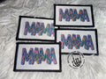 Mama Purple Pastel Trucker Hat Iron On Patch Only