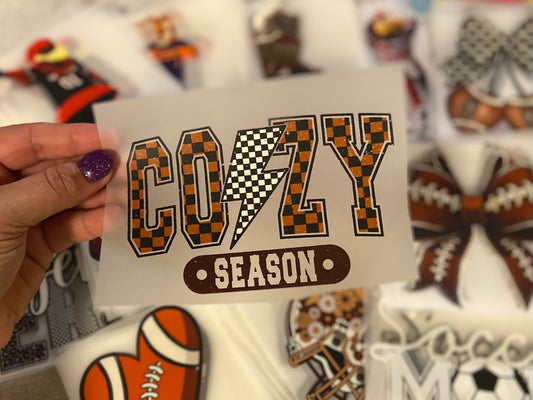 Cozy Season DTF Trucker Hat Patch Only