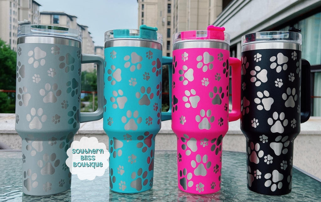 Paw Print 40oz Tumbler Preorder