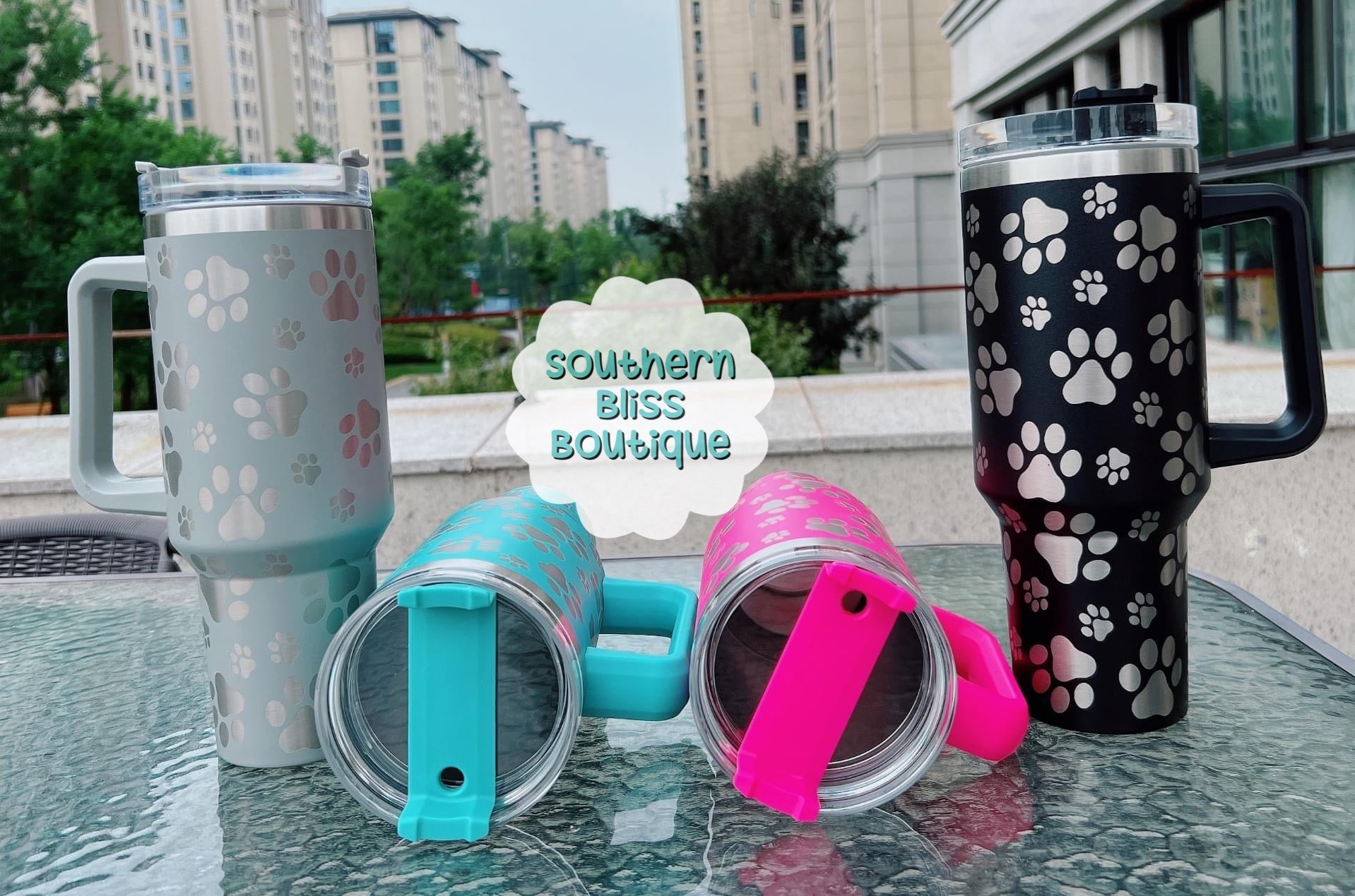Paw Print 40oz Tumbler Preorder