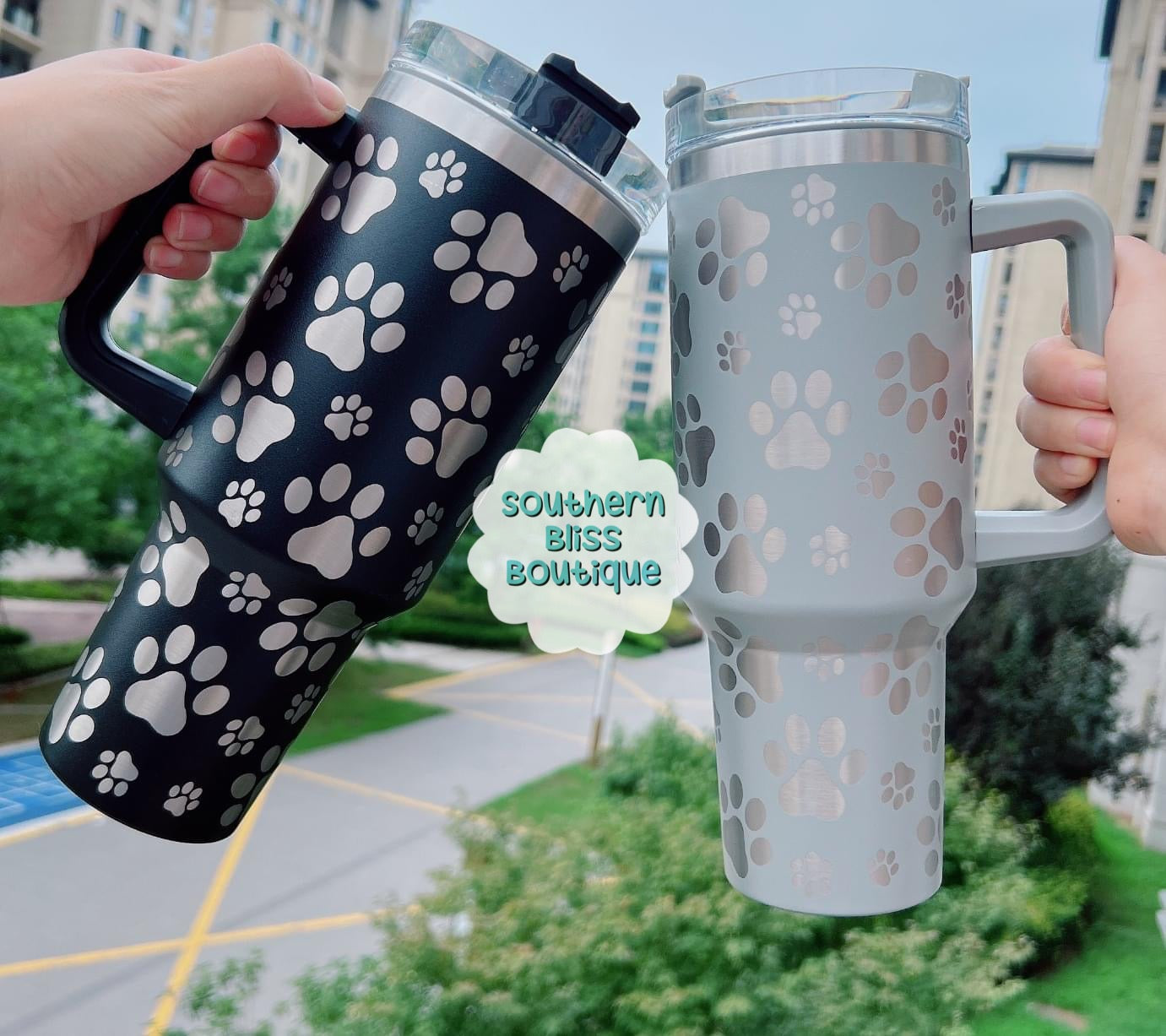 Paw Print 40oz Tumbler Preorder