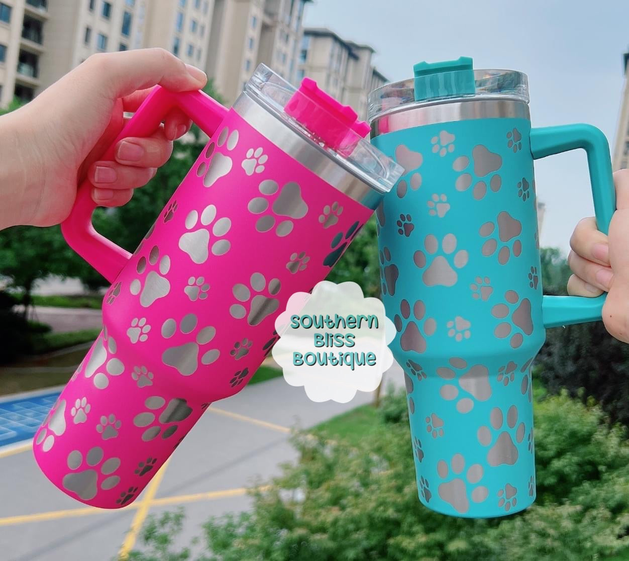 Paw Print 40oz Tumbler Preorder