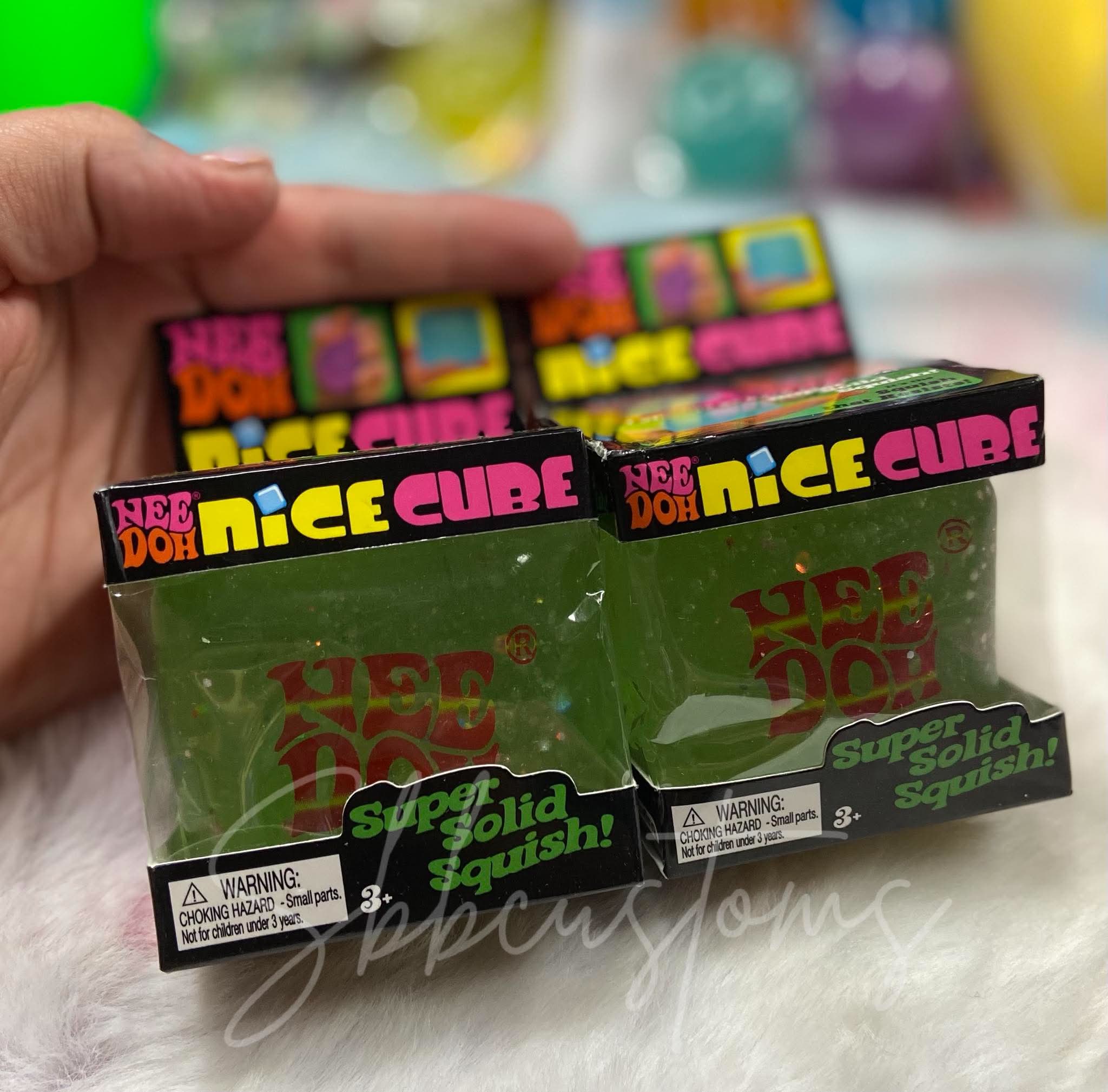 IN STOCK - Inspired Glow In Dark Squishy Cube