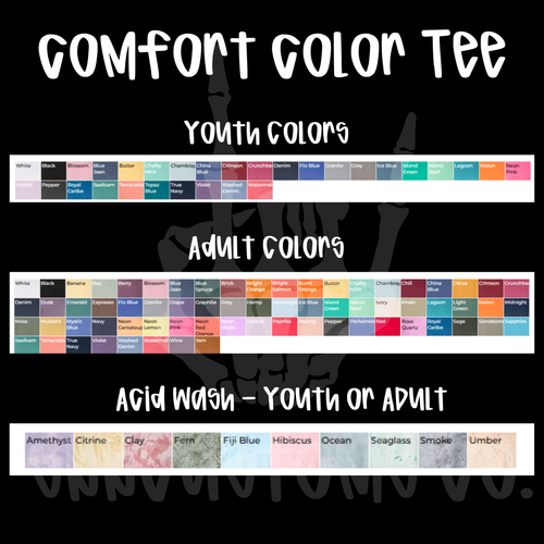 Comfort Color Heaven. Top Of My Bucket List Adult Top