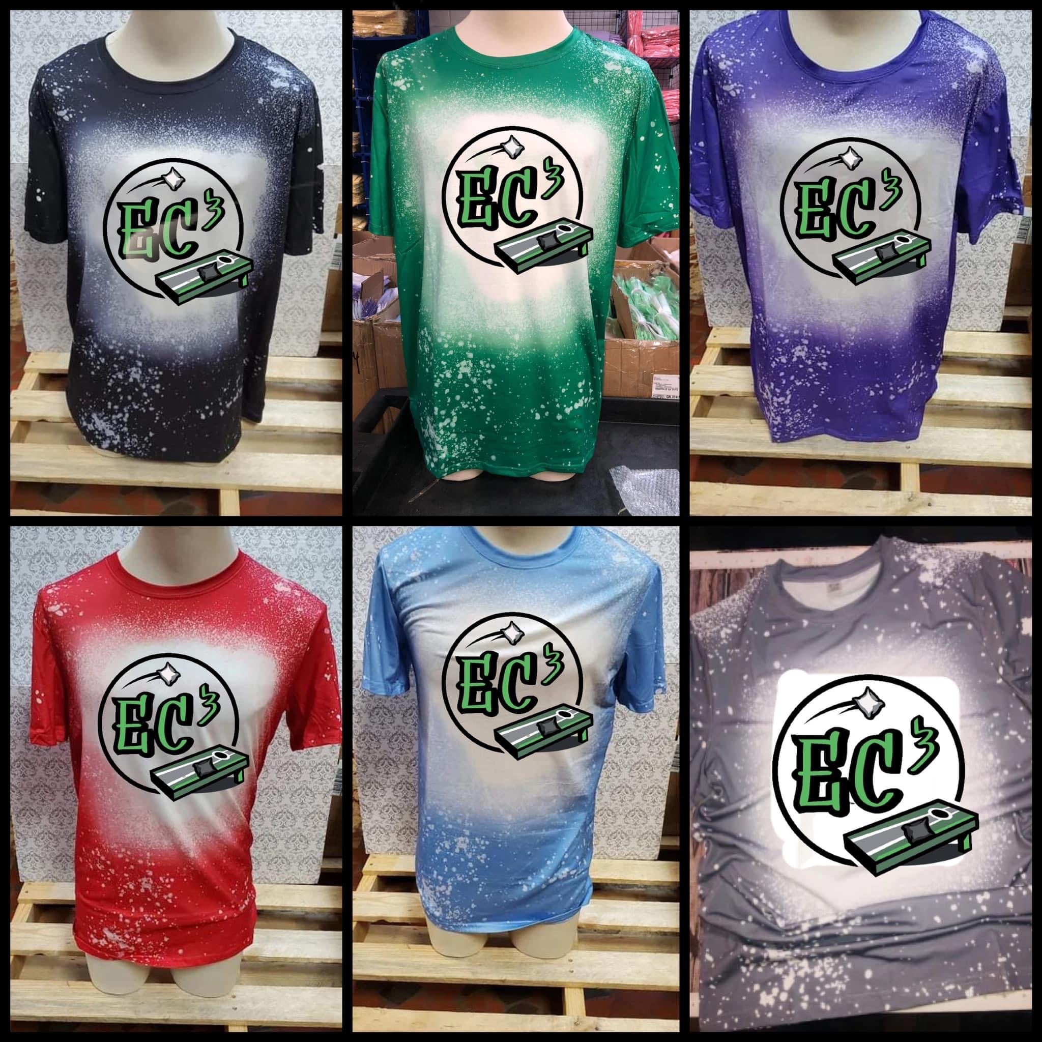 EC3 Printed Bleach Tees