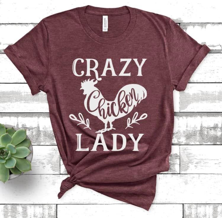 Crazy Chicken Lady Tshirt